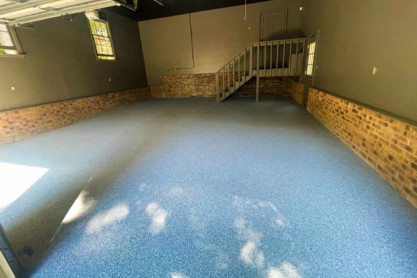 garage epoxy by SouthEnd Painting in Charlotte, NC